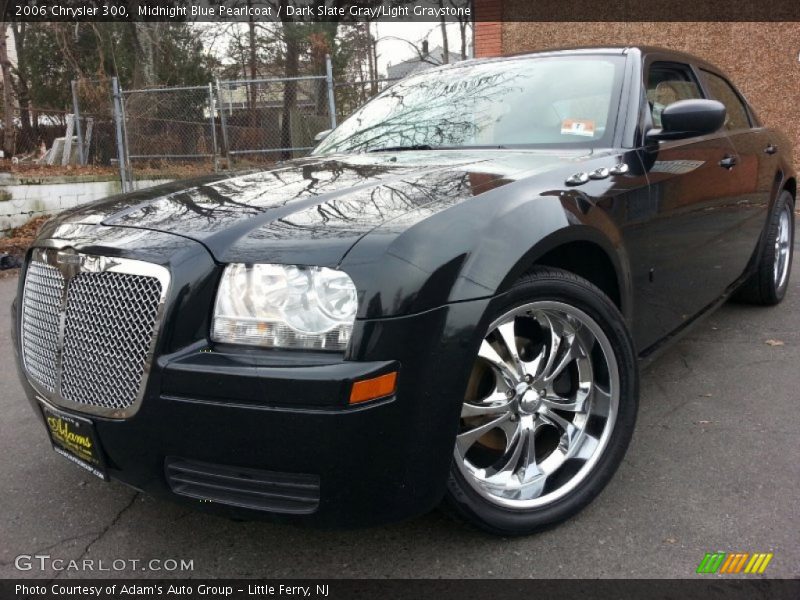 Midnight Blue Pearlcoat / Dark Slate Gray/Light Graystone 2006 Chrysler 300