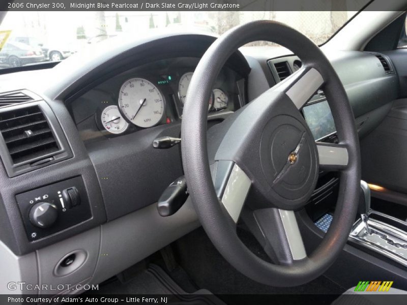 Midnight Blue Pearlcoat / Dark Slate Gray/Light Graystone 2006 Chrysler 300