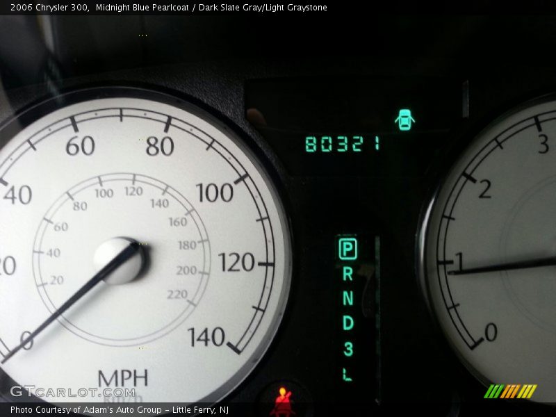 Midnight Blue Pearlcoat / Dark Slate Gray/Light Graystone 2006 Chrysler 300
