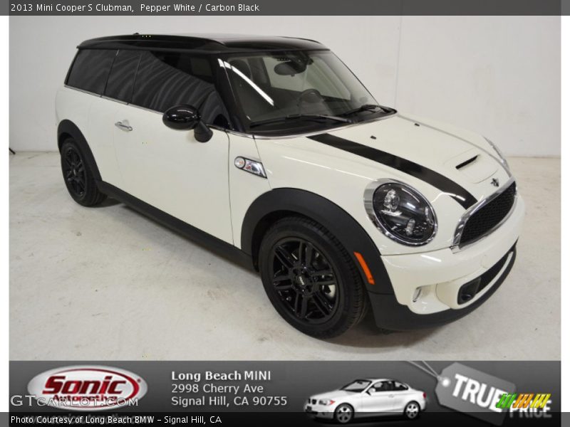 Pepper White / Carbon Black 2013 Mini Cooper S Clubman