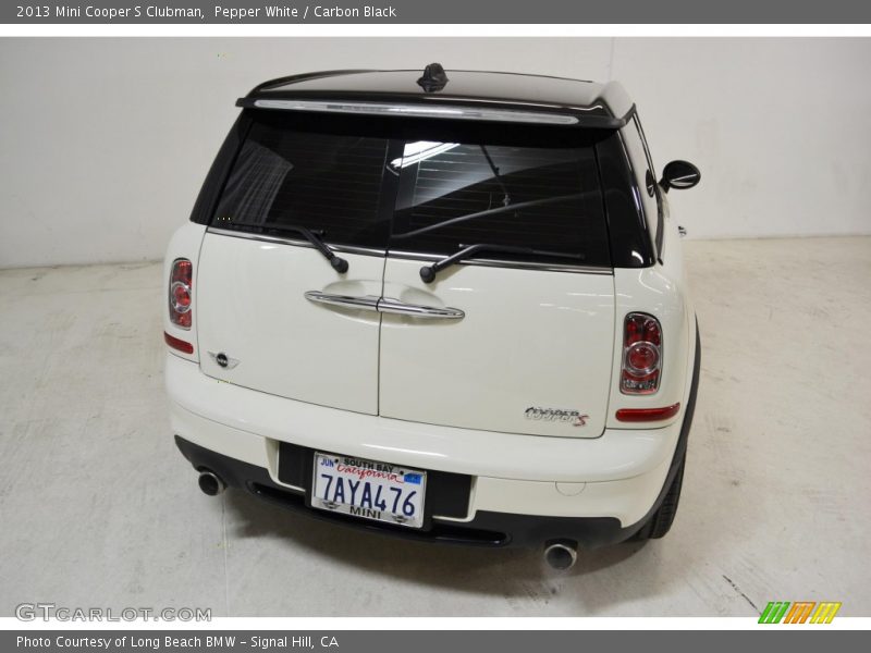 Pepper White / Carbon Black 2013 Mini Cooper S Clubman