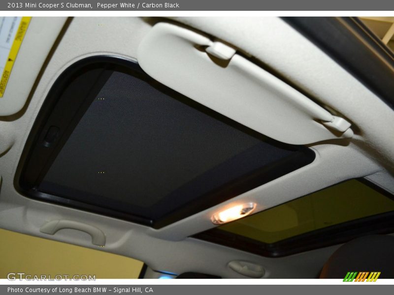 Pepper White / Carbon Black 2013 Mini Cooper S Clubman