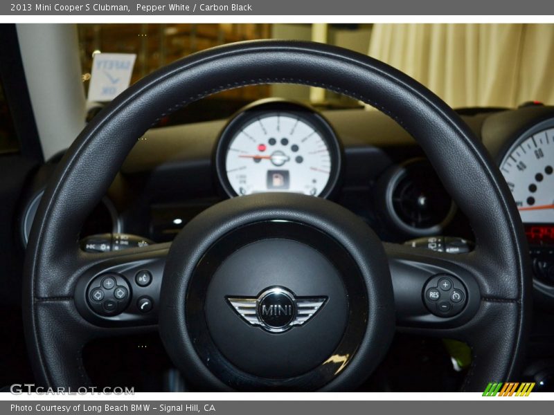 Pepper White / Carbon Black 2013 Mini Cooper S Clubman