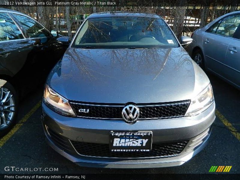 Platinum Gray Metallic / Titan Black 2012 Volkswagen Jetta GLI