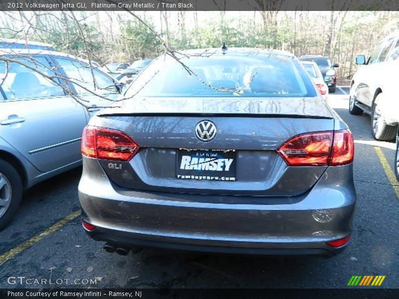Platinum Gray Metallic / Titan Black 2012 Volkswagen Jetta GLI