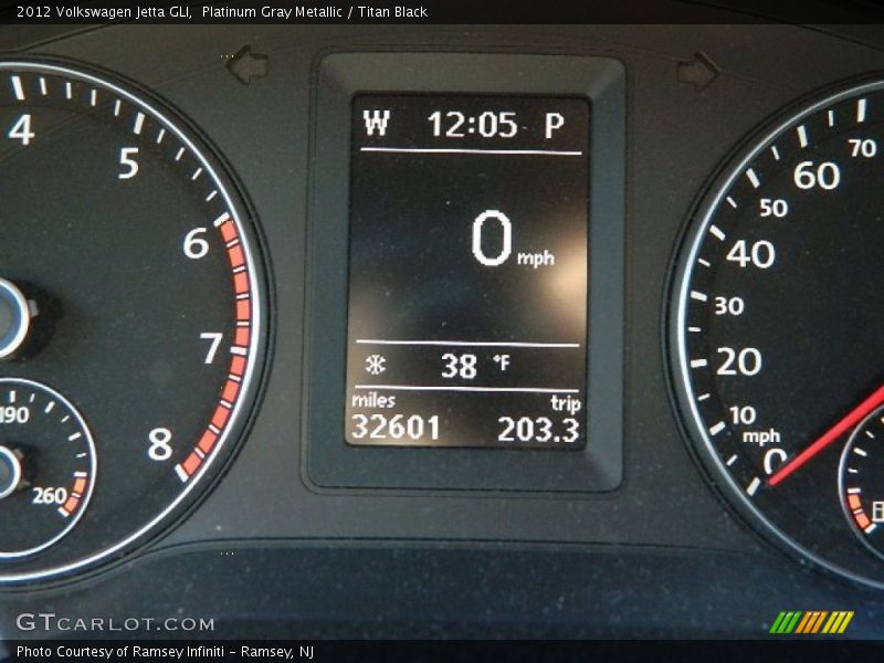 Platinum Gray Metallic / Titan Black 2012 Volkswagen Jetta GLI