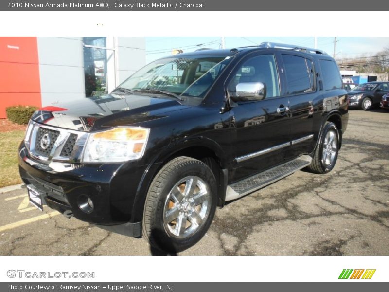 Galaxy Black Metallic / Charcoal 2010 Nissan Armada Platinum 4WD