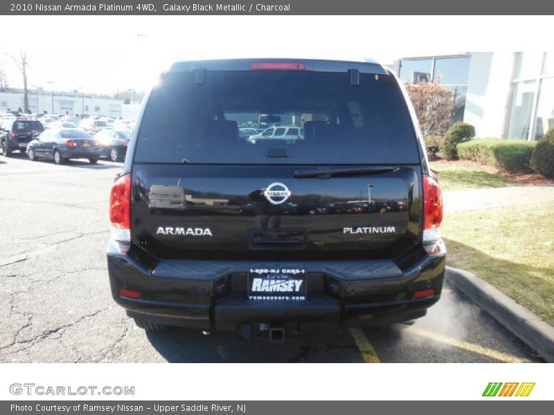 Galaxy Black Metallic / Charcoal 2010 Nissan Armada Platinum 4WD