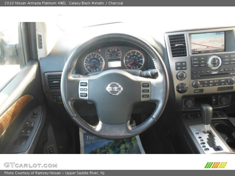 Galaxy Black Metallic / Charcoal 2010 Nissan Armada Platinum 4WD