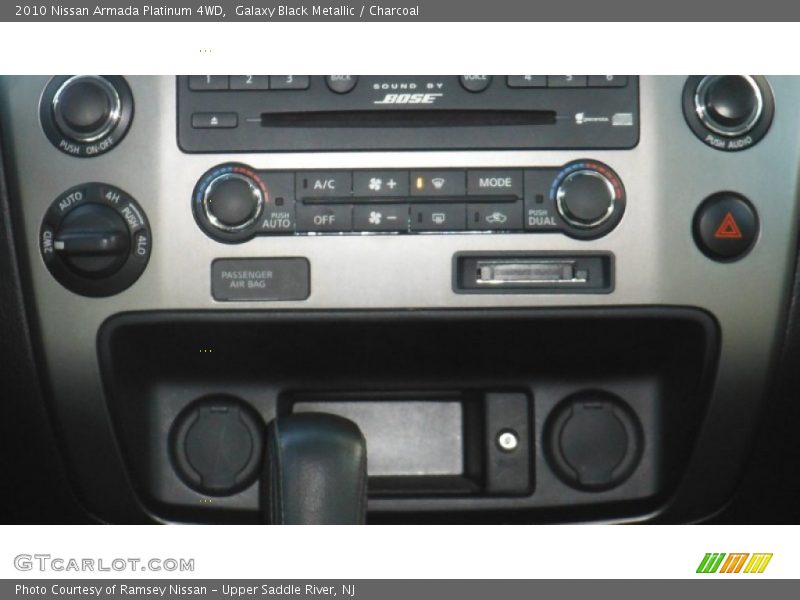 Galaxy Black Metallic / Charcoal 2010 Nissan Armada Platinum 4WD