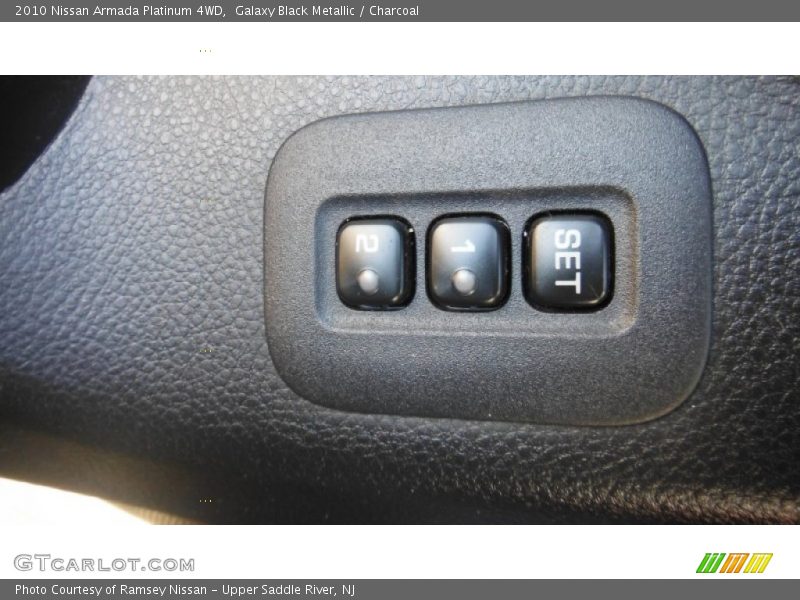 Galaxy Black Metallic / Charcoal 2010 Nissan Armada Platinum 4WD
