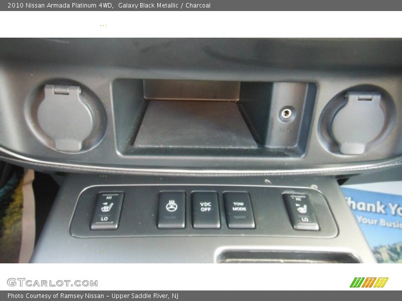 Galaxy Black Metallic / Charcoal 2010 Nissan Armada Platinum 4WD
