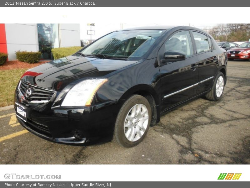 Super Black / Charcoal 2012 Nissan Sentra 2.0 S