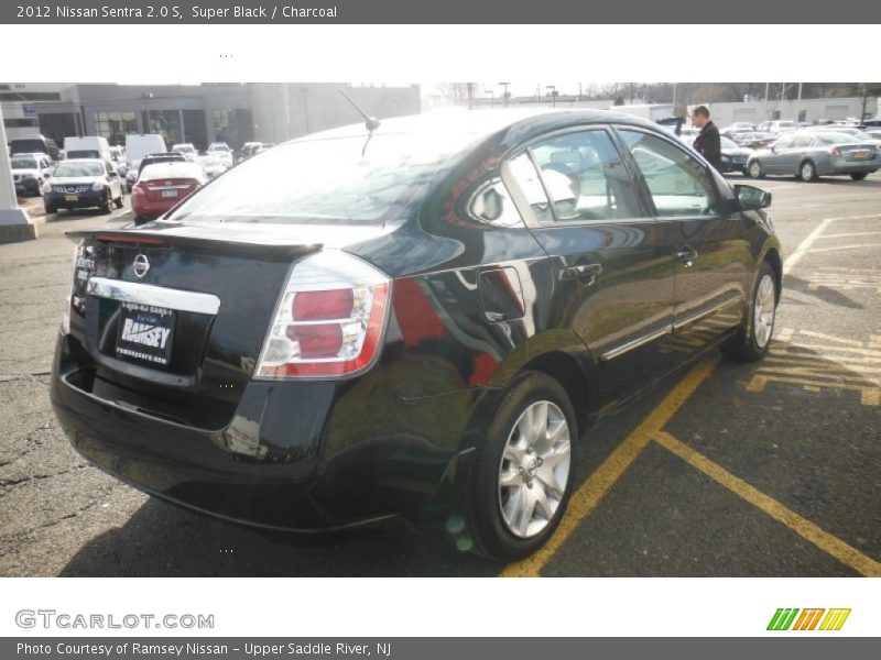 Super Black / Charcoal 2012 Nissan Sentra 2.0 S