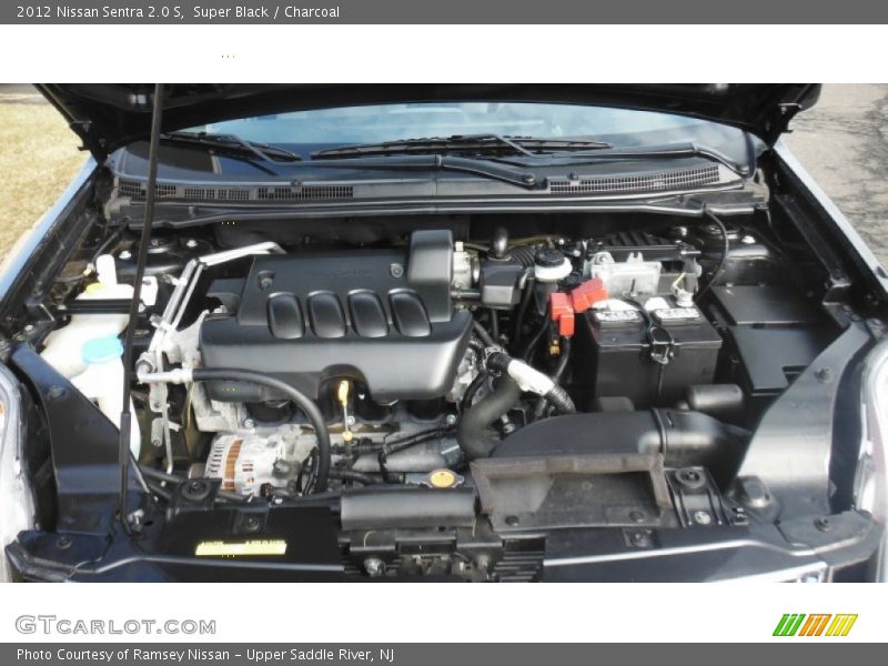 Super Black / Charcoal 2012 Nissan Sentra 2.0 S