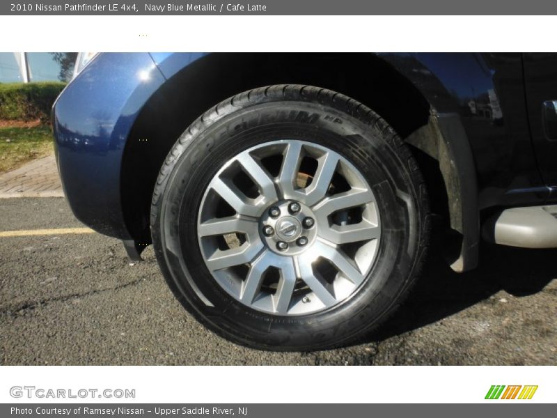 Navy Blue Metallic / Cafe Latte 2010 Nissan Pathfinder LE 4x4
