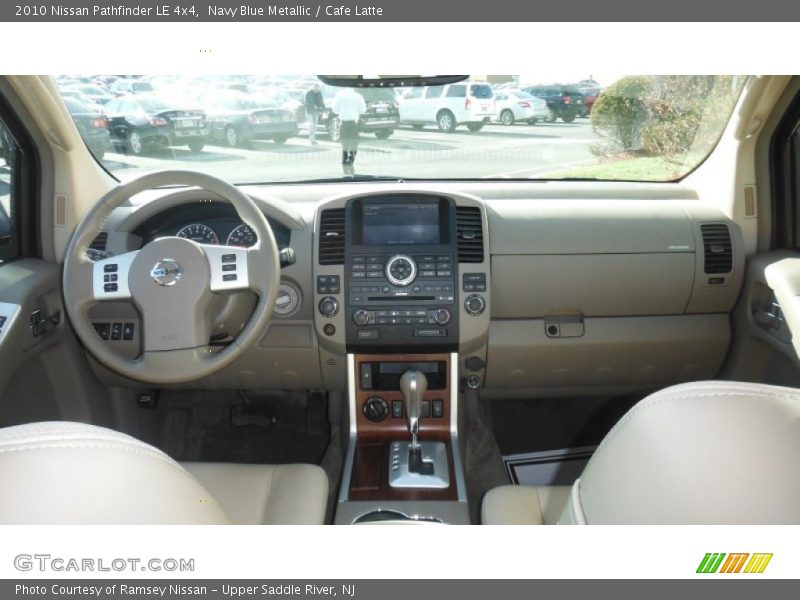 Navy Blue Metallic / Cafe Latte 2010 Nissan Pathfinder LE 4x4