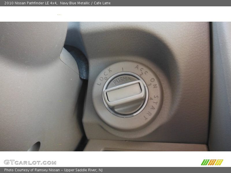 Navy Blue Metallic / Cafe Latte 2010 Nissan Pathfinder LE 4x4