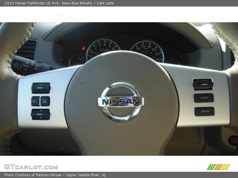 Navy Blue Metallic / Cafe Latte 2010 Nissan Pathfinder LE 4x4