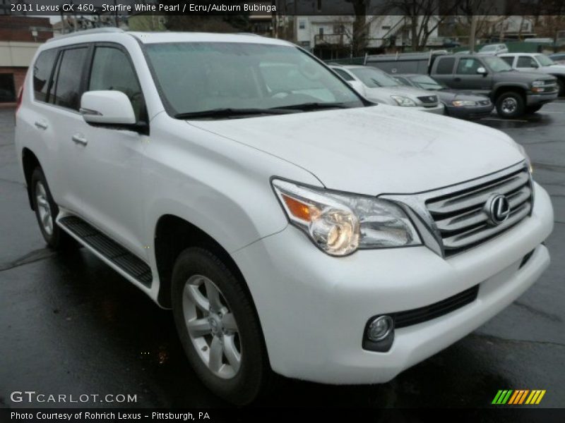 Starfire White Pearl / Ecru/Auburn Bubinga 2011 Lexus GX 460