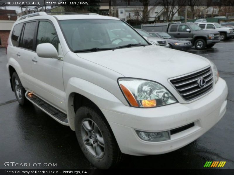 Blizzard White Pearl / Ivory 2008 Lexus GX 470