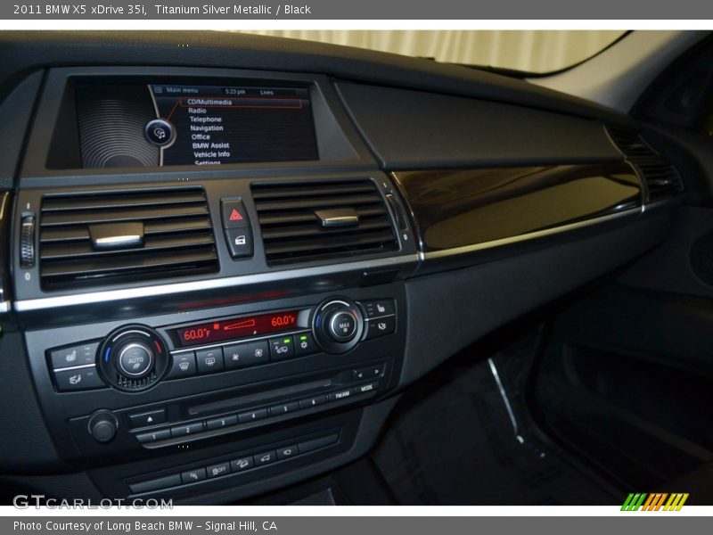Titanium Silver Metallic / Black 2011 BMW X5 xDrive 35i