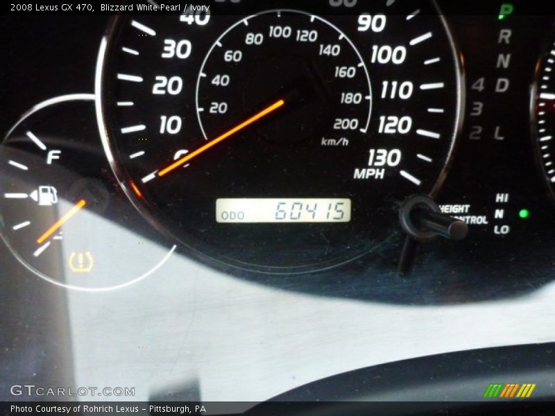 Blizzard White Pearl / Ivory 2008 Lexus GX 470