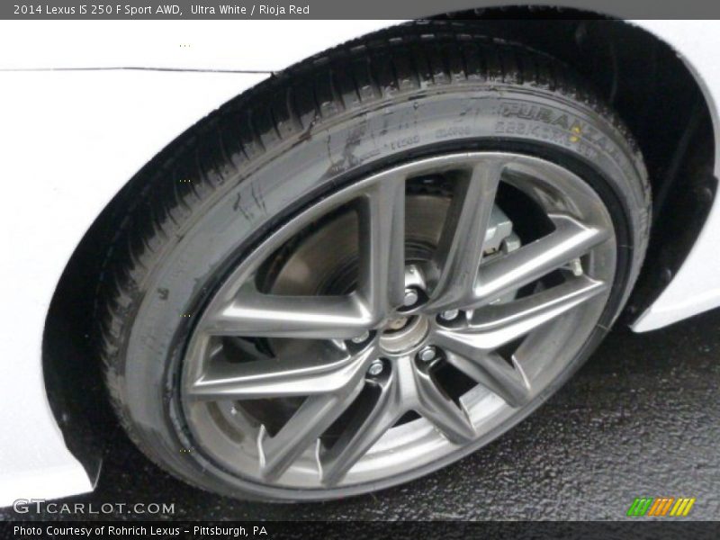 Ultra White / Rioja Red 2014 Lexus IS 250 F Sport AWD