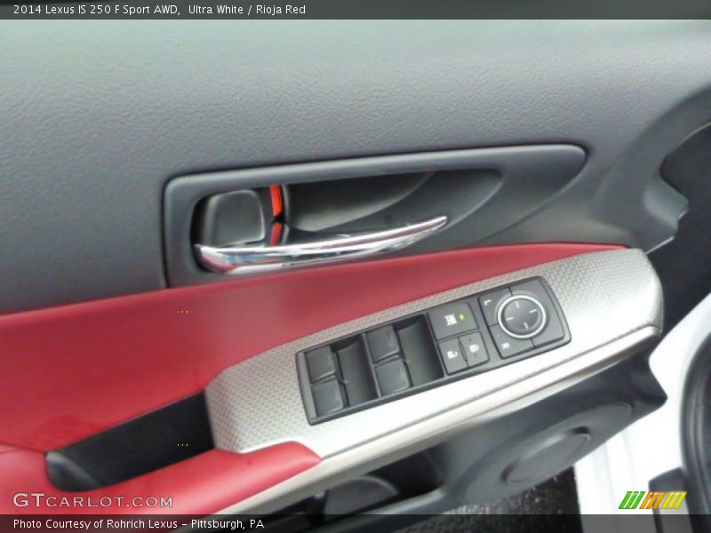 Ultra White / Rioja Red 2014 Lexus IS 250 F Sport AWD