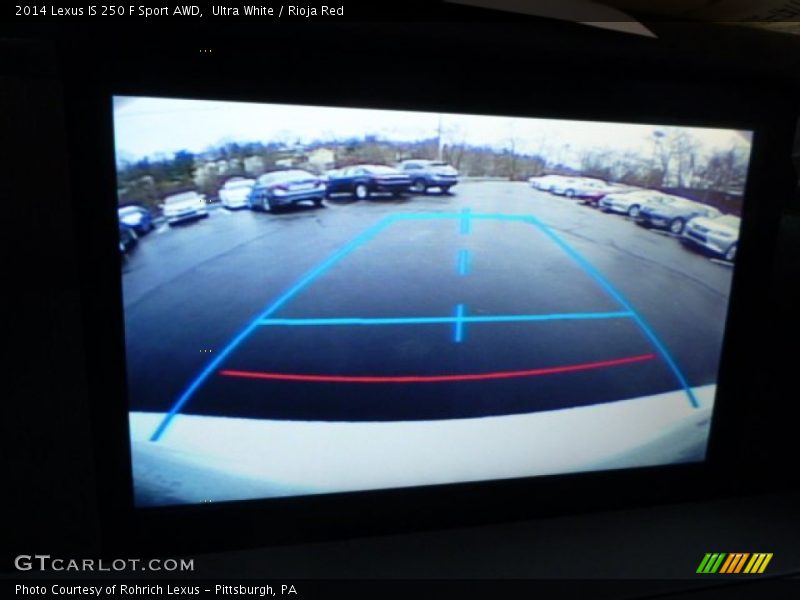 Ultra White / Rioja Red 2014 Lexus IS 250 F Sport AWD