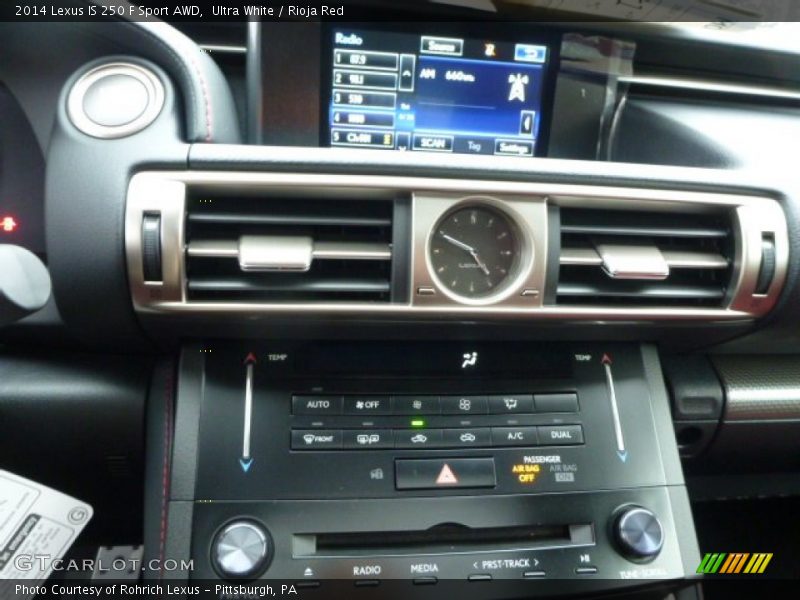 Ultra White / Rioja Red 2014 Lexus IS 250 F Sport AWD
