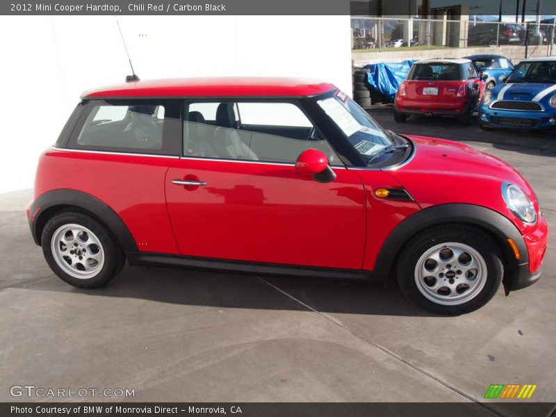 Chili Red / Carbon Black 2012 Mini Cooper Hardtop