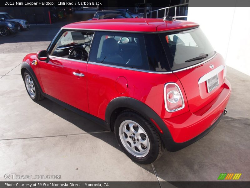 Chili Red / Carbon Black 2012 Mini Cooper Hardtop
