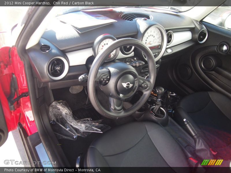 Chili Red / Carbon Black 2012 Mini Cooper Hardtop