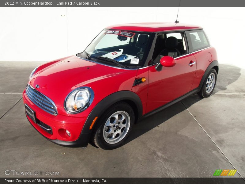 Chili Red / Carbon Black 2012 Mini Cooper Hardtop
