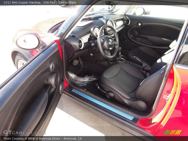 Chili Red / Carbon Black 2012 Mini Cooper Hardtop