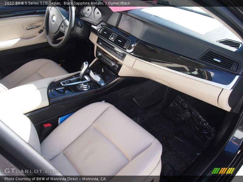 Black Sapphire Metallic / Oyster/Black 2012 BMW 5 Series 528i Sedan