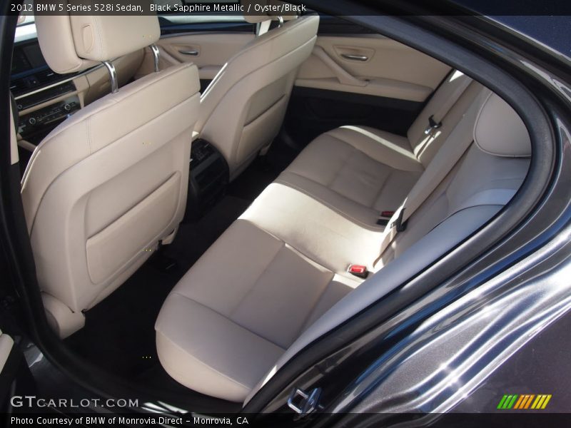 Black Sapphire Metallic / Oyster/Black 2012 BMW 5 Series 528i Sedan