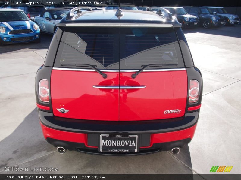 Chili Red / Carbon Black 2011 Mini Cooper S Clubman