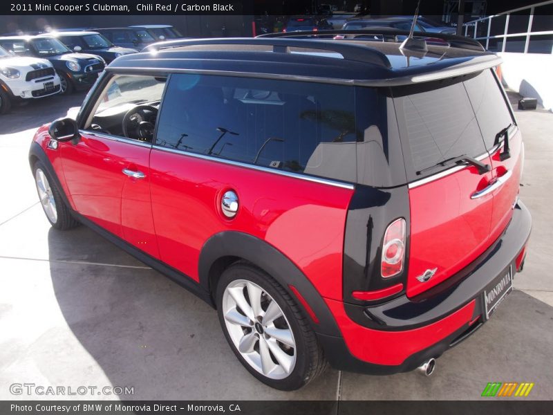 Chili Red / Carbon Black 2011 Mini Cooper S Clubman