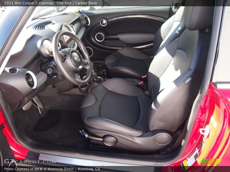 Chili Red / Carbon Black 2011 Mini Cooper S Clubman