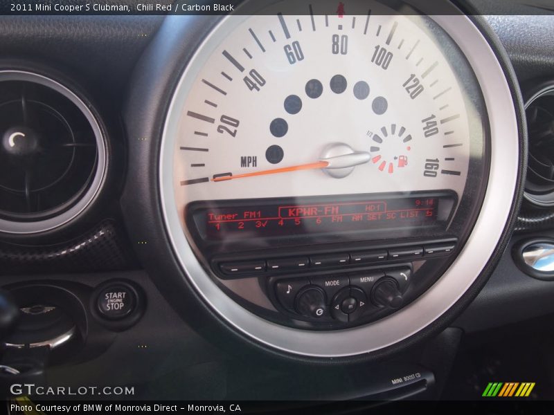 Chili Red / Carbon Black 2011 Mini Cooper S Clubman