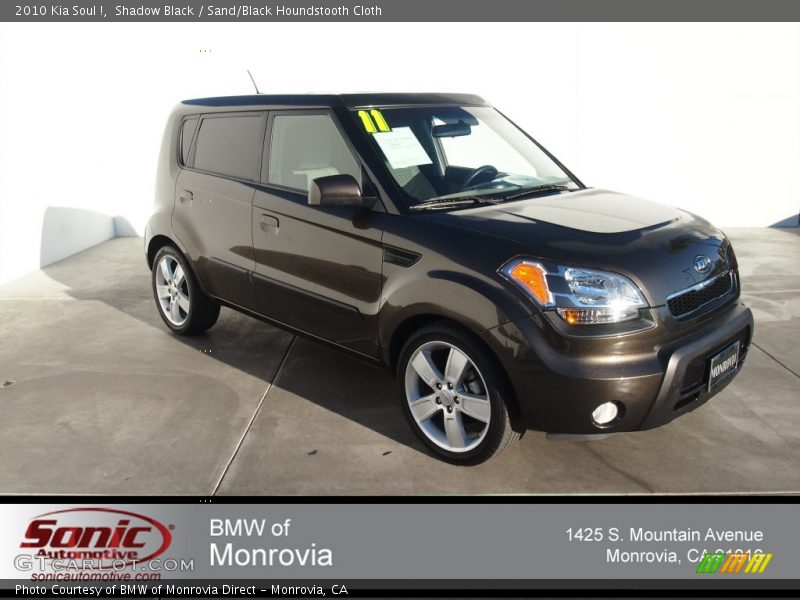 Shadow Black / Sand/Black Houndstooth Cloth 2010 Kia Soul !