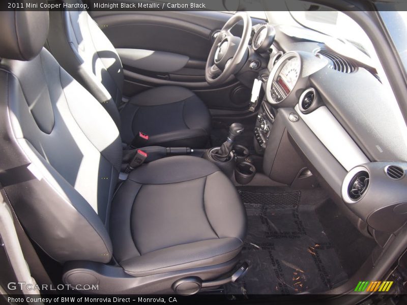 Midnight Black Metallic / Carbon Black 2011 Mini Cooper Hardtop