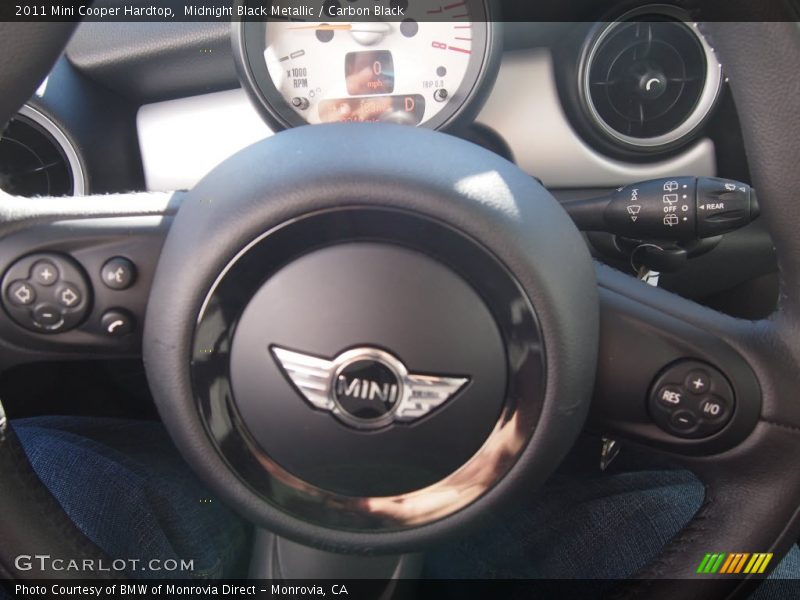 Midnight Black Metallic / Carbon Black 2011 Mini Cooper Hardtop