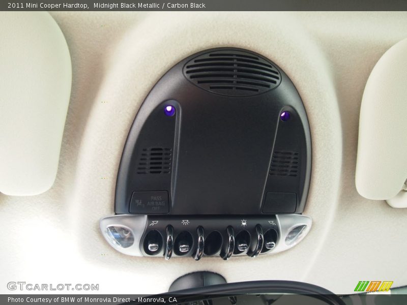 Midnight Black Metallic / Carbon Black 2011 Mini Cooper Hardtop