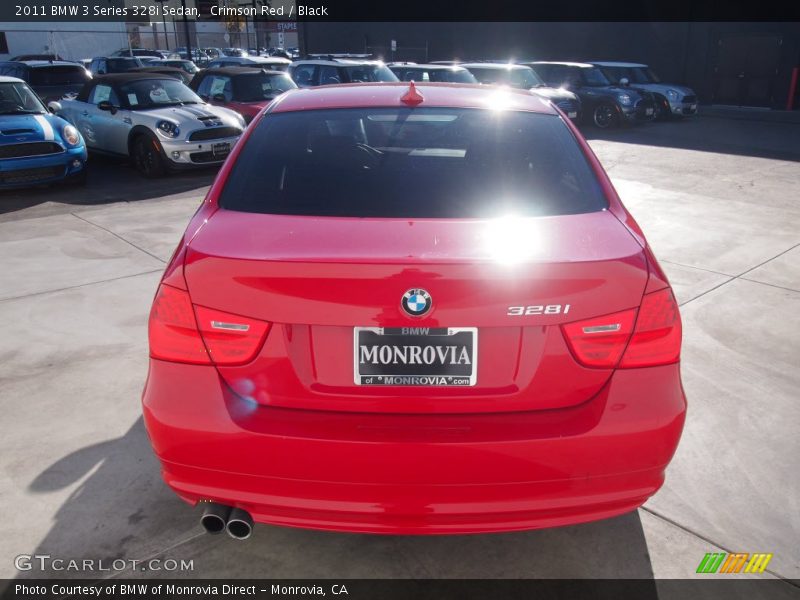 Crimson Red / Black 2011 BMW 3 Series 328i Sedan