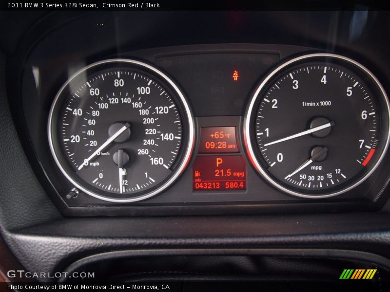 Crimson Red / Black 2011 BMW 3 Series 328i Sedan