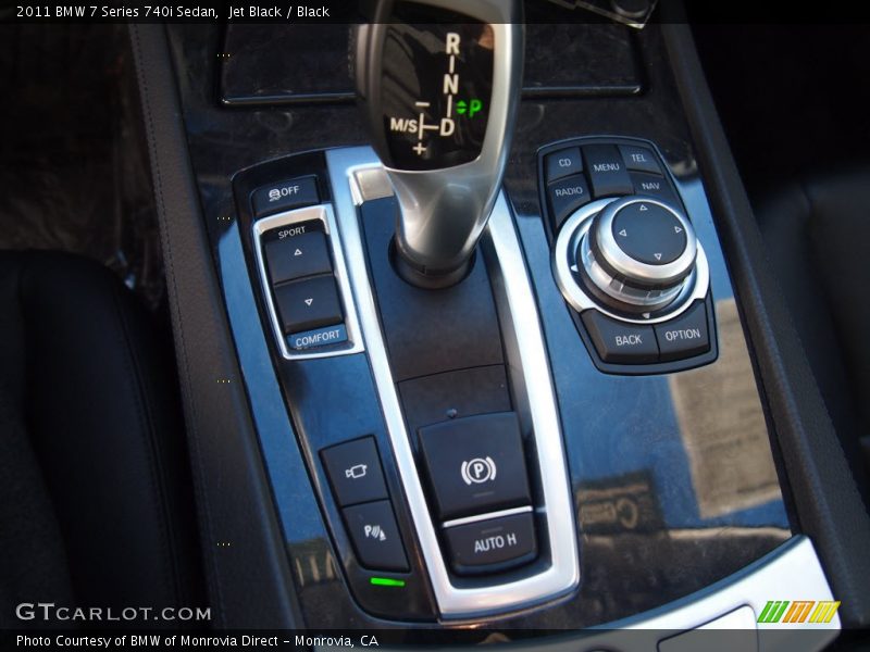 Jet Black / Black 2011 BMW 7 Series 740i Sedan