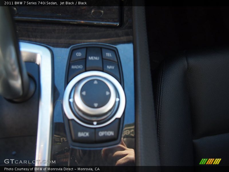 Jet Black / Black 2011 BMW 7 Series 740i Sedan